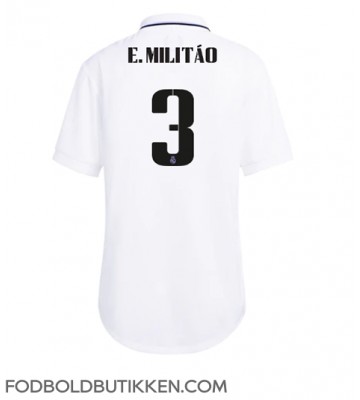 Real Madrid Eder Militao #3 Hjemmebanetrøje Dame 2022-23 Kortærmet